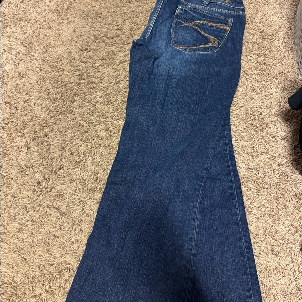 Silver Akio Flood Blue Women's Jeans - Picture 2 of 6